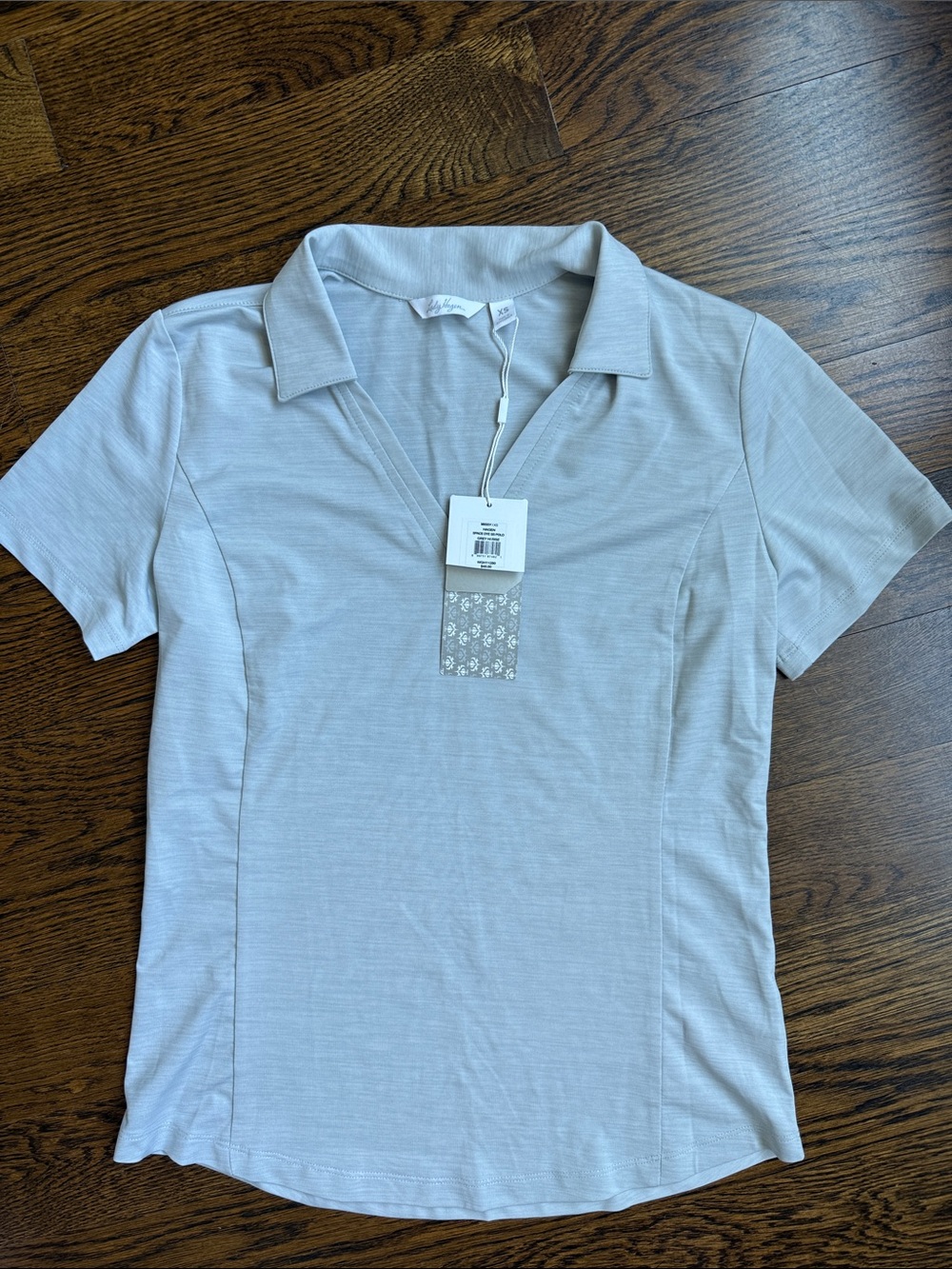 Lady Hagen NWT Gray Performance Polo